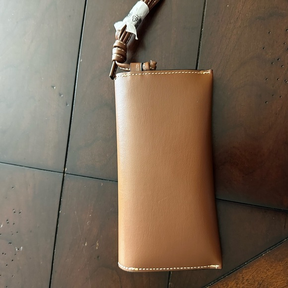 Authentic Celine Brown Leather Sunglass/Eyeglass case with Strap - Picture 6 of 6
